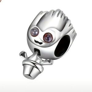 S925 Silver Disney Inspired Groot Charm/Pendant - NWT